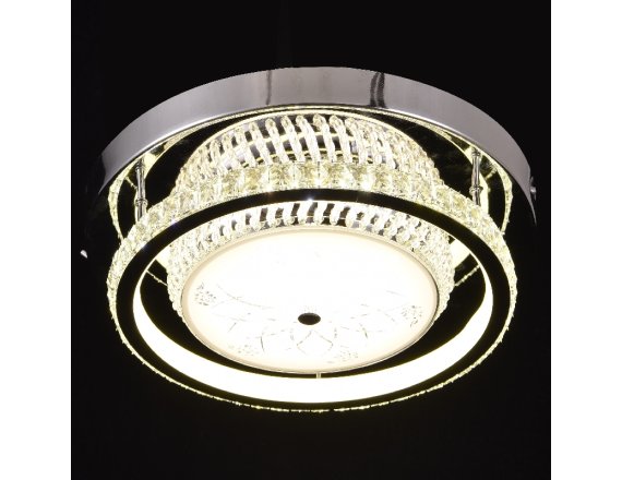 Lustra LED 60W Crystal Silver Sun LD-60WCSA3FT